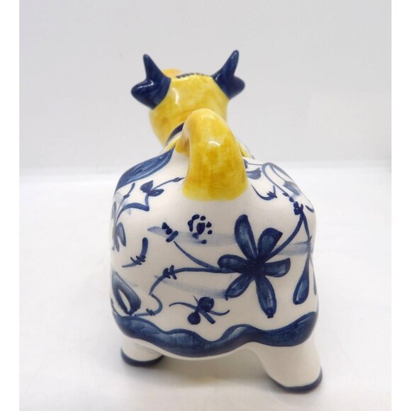 Nazari Portucal Signed and Dated Ceramic Creamer Cow preowned - Picture 3 of 5